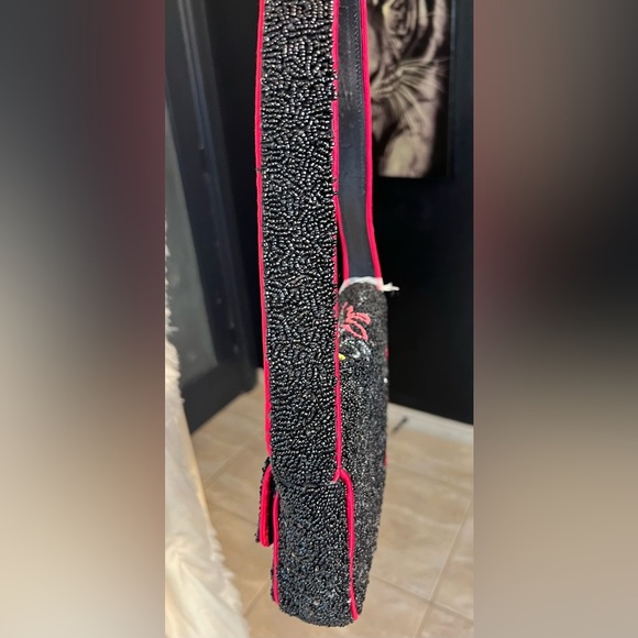 🐍MADE IN INDIA Snake/Dragon Beaded Shoulder Bag🐍NWT - Picture 14 of 15